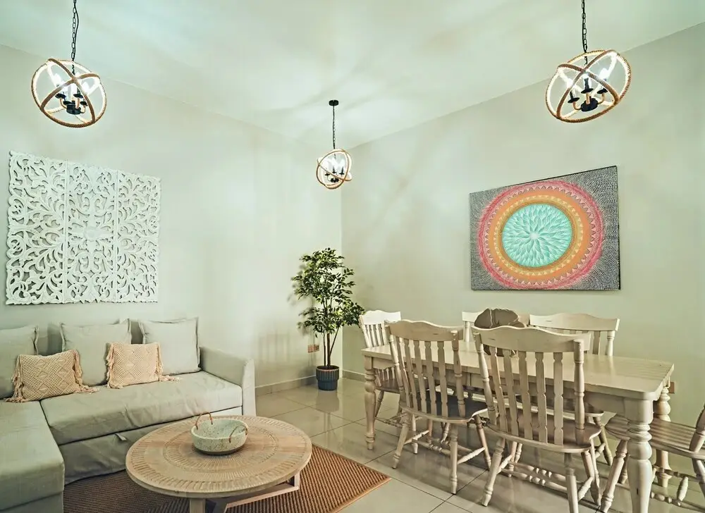 Дубай: A C Pearl Holiday Homes - Bohemian Style on 58th Floor