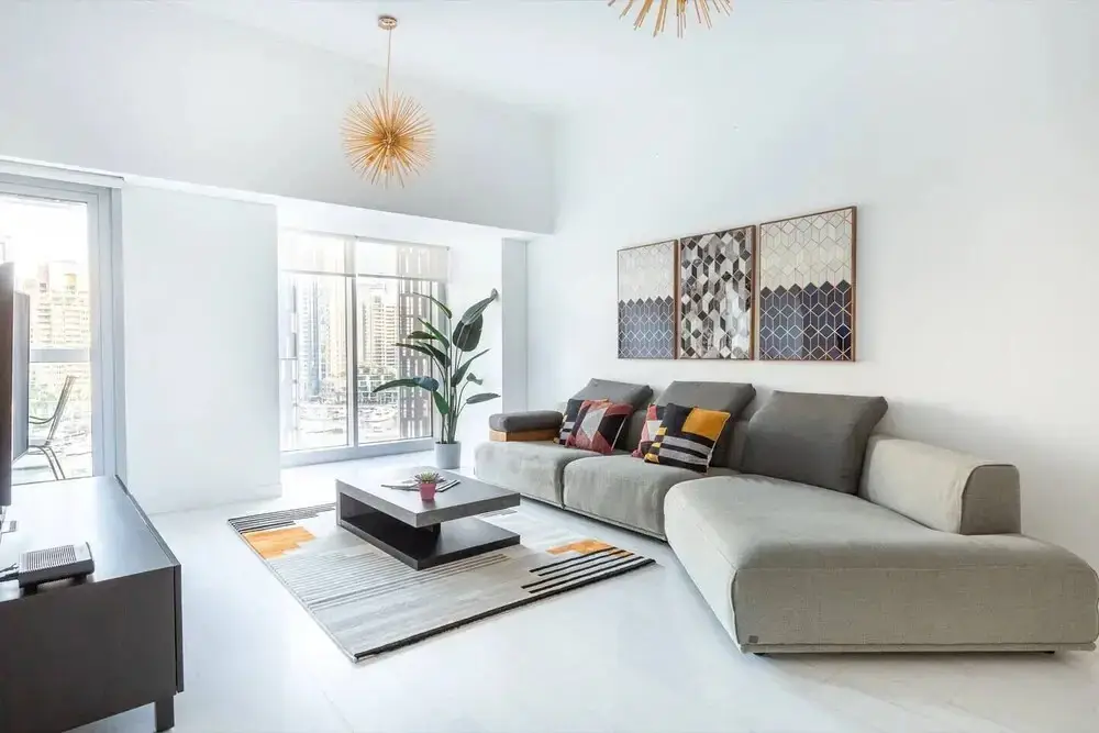 Дубай: Astonishing 1BR in Fabulous Cayan Tower