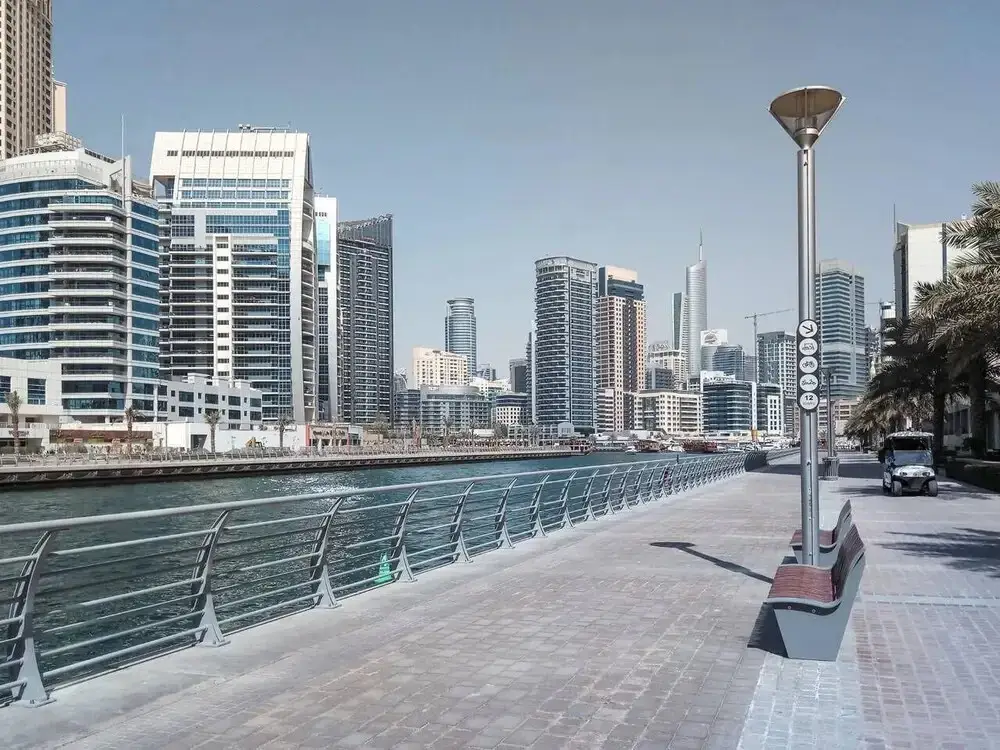 Дубай: 1BR in Dubai Marina With a Rooftop Pool!
