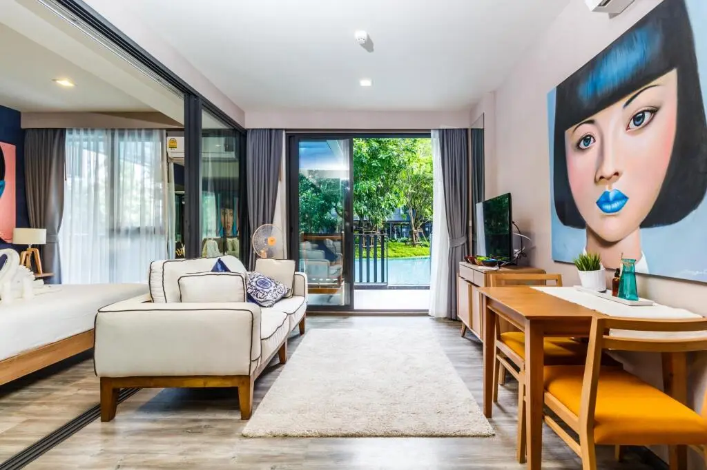 Кату: D144 - Unique pool access apartment in The Deck Patong, 2 pools and gym., Patong, Phuket, Thailand