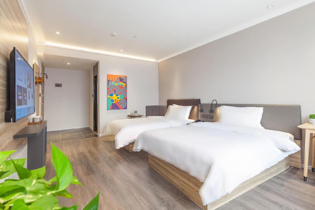 Чжаоюань: Hanting Premium Hotel Zhaoyuan Jindu Shopping Mall