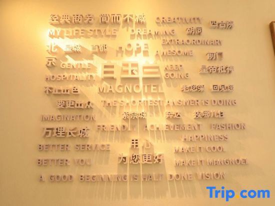Пекин: Magnolia Hotel  (Beijing Tiananmen Square front door)