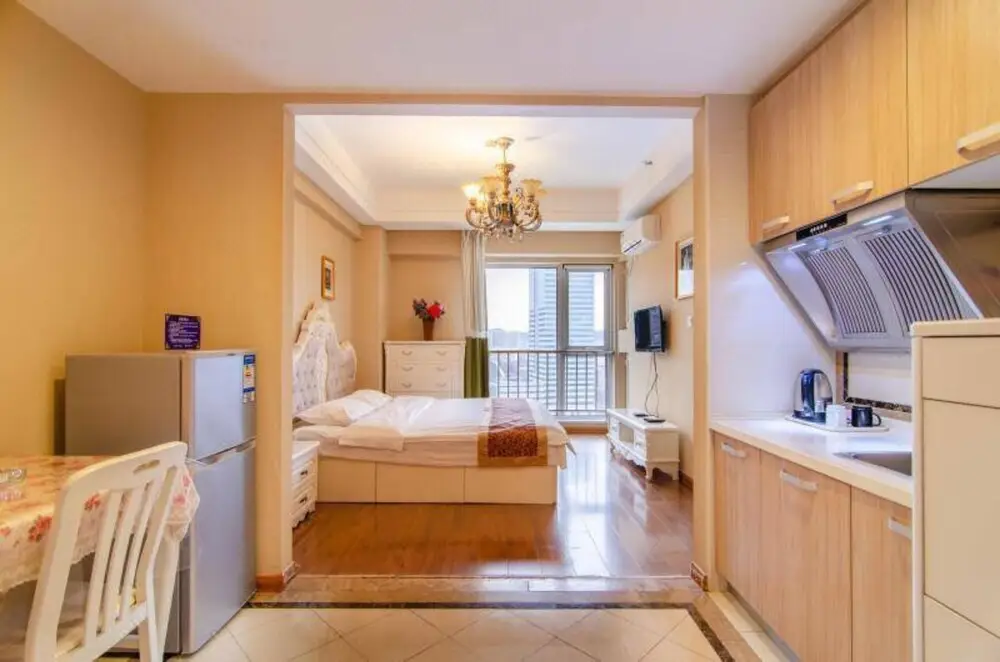 Далянь: Dalian Ming Jie Hotel Apartment - Wanda Plaza
