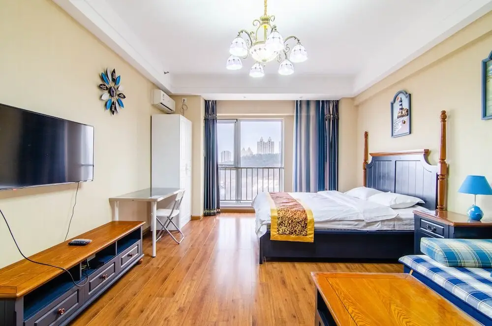 Далянь: Dalian Ming Jie Hotel Apartment - Wanda Plaza