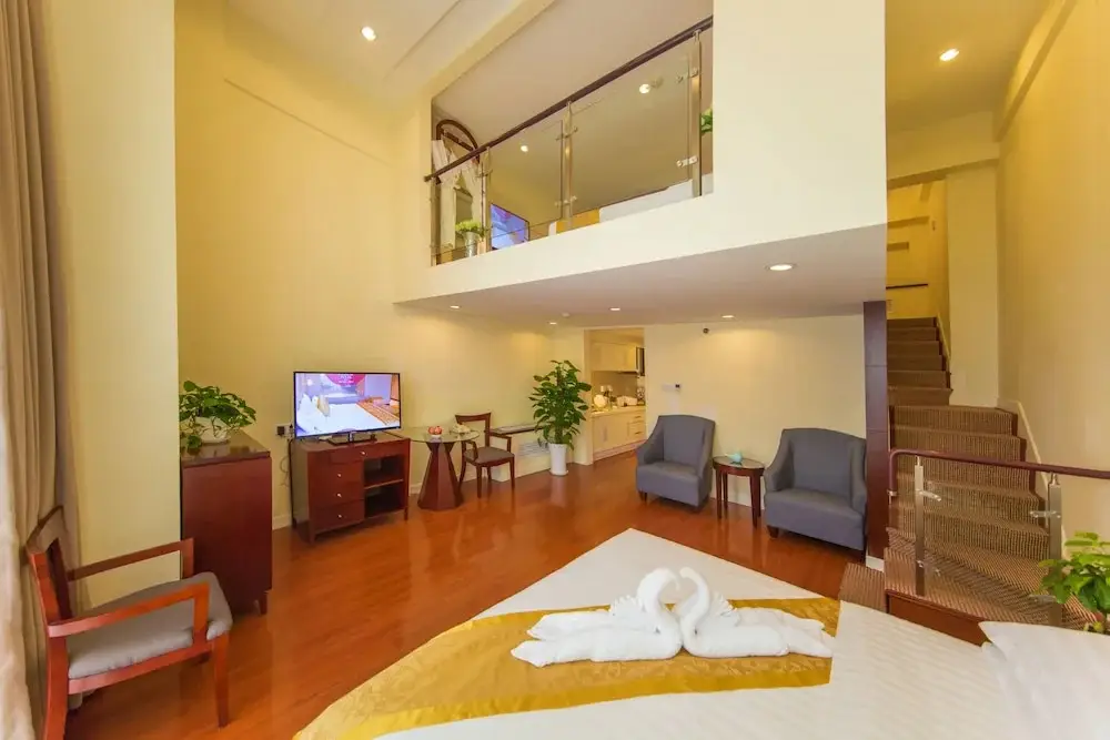 Яньтай: Yantai Meiya International Apt. Hotel