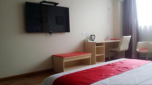 Янчжоу: Thank Inn Chain Hotel Jiangsu Yangzhou Jiangdu District Daqiao Town