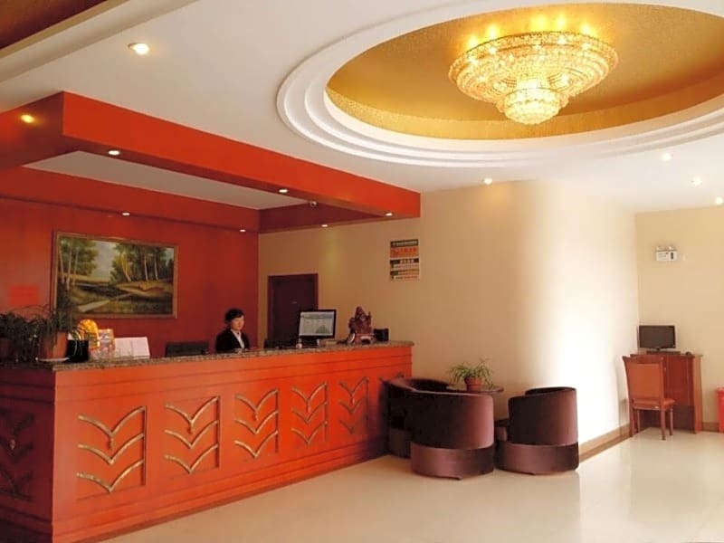 Янчжоу: GreenTree Inn Jiangsu Yangzhou Jiangdu South Xindu Road Trade City Express Hotel