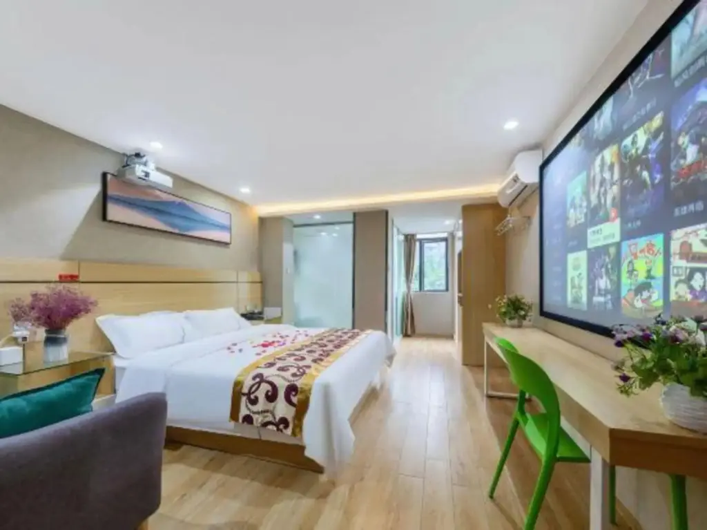 Гуанчжоу: Fenglin Impression Apartment (Guangzhou Nansha Tangkeng Subway Station)