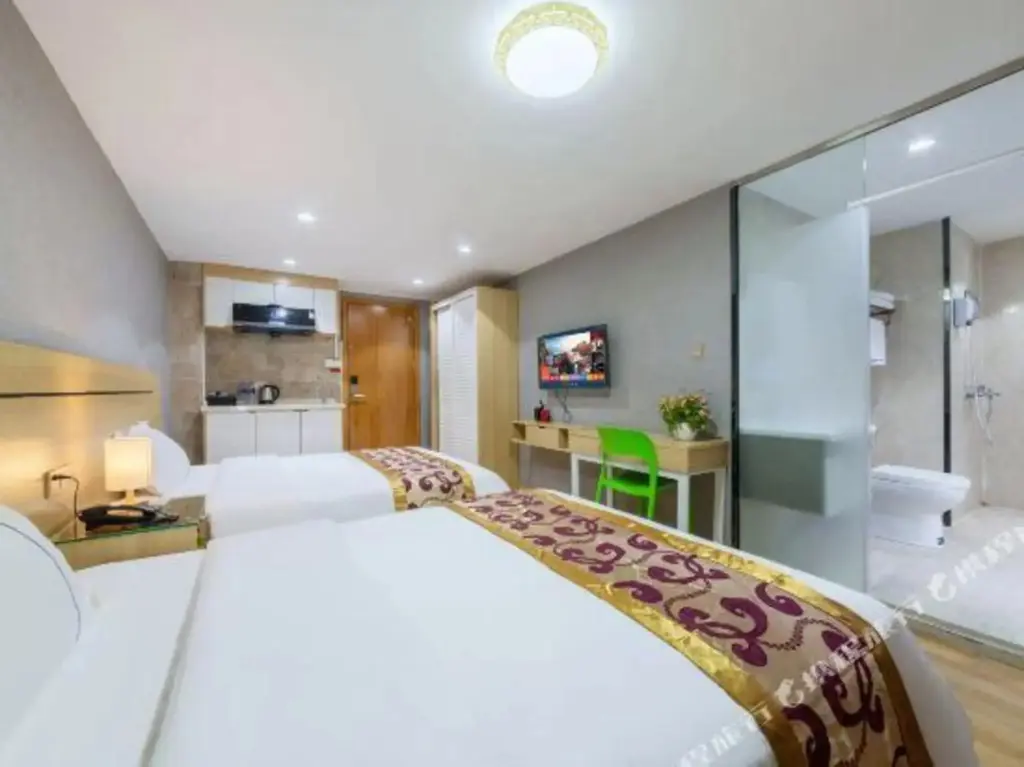 Гуанчжоу: Fenglin Impression Apartment (Guangzhou Nansha Tangkeng Subway Station)