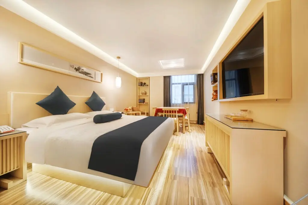 Фуян: Fuyang Moli Dongyuan Minfeng Hotel (Fuyang Center International Trade Shop)