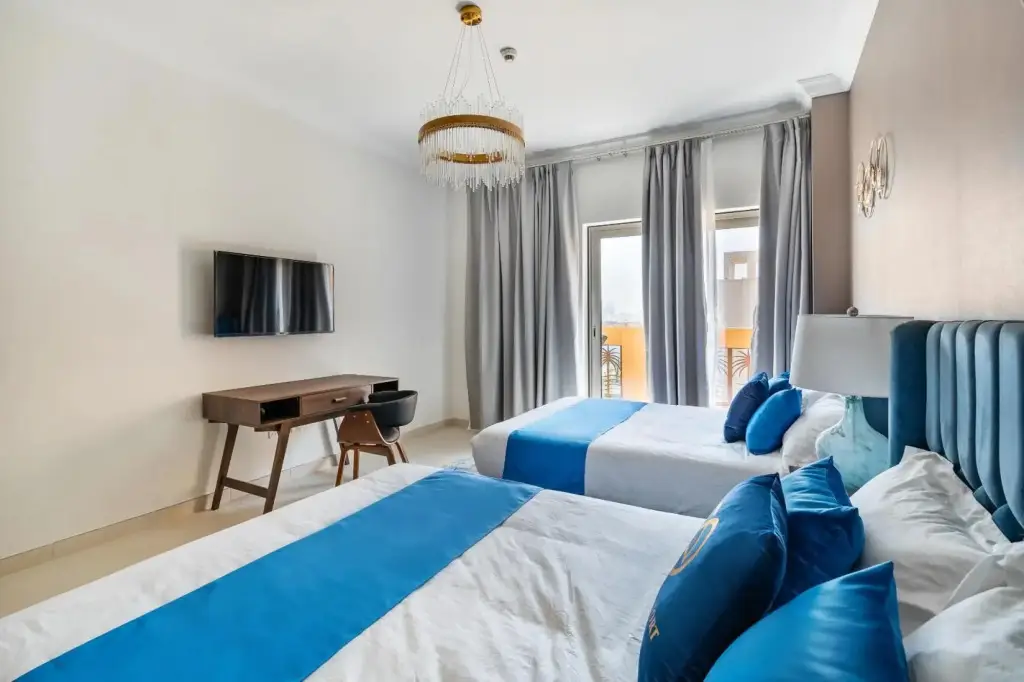 Дубай: Bright 1bd 110m2 in Palm. Pool, Gym, Beach,Parking