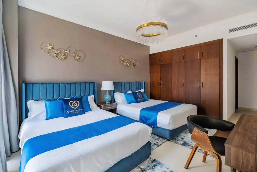 Дубай: Bright 1bd 110m2 in Palm. Pool, Gym, Beach,Parking