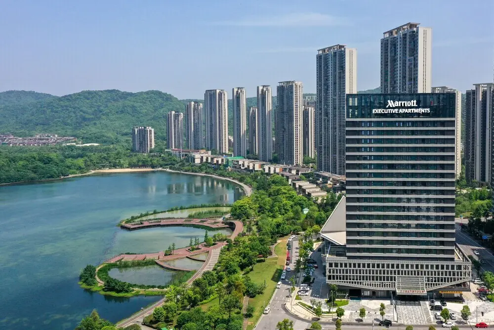 Чанша: The Meixi Lake, Changsha Marriott Executive Apartments
