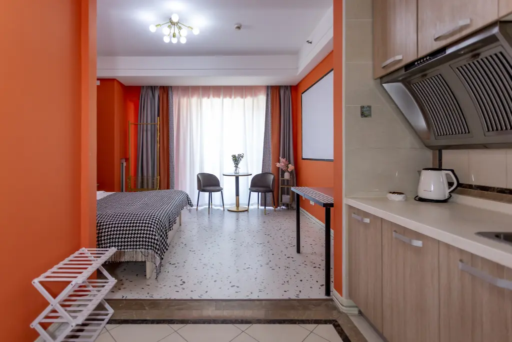 Далянь: Отель Hong Xiyuan Apartment Hotel Wada Plaza