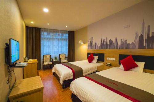 Ушэн: Thank Inn Chain Hotel Sichuan Guangan Wusheng County Hongwu Avenue