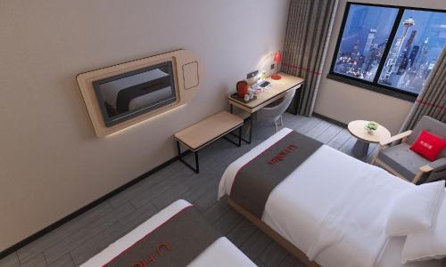Чжухай: Thank Inn Chain Hotel Guangdong Zhuhai Doumen District Jing'an Bridge