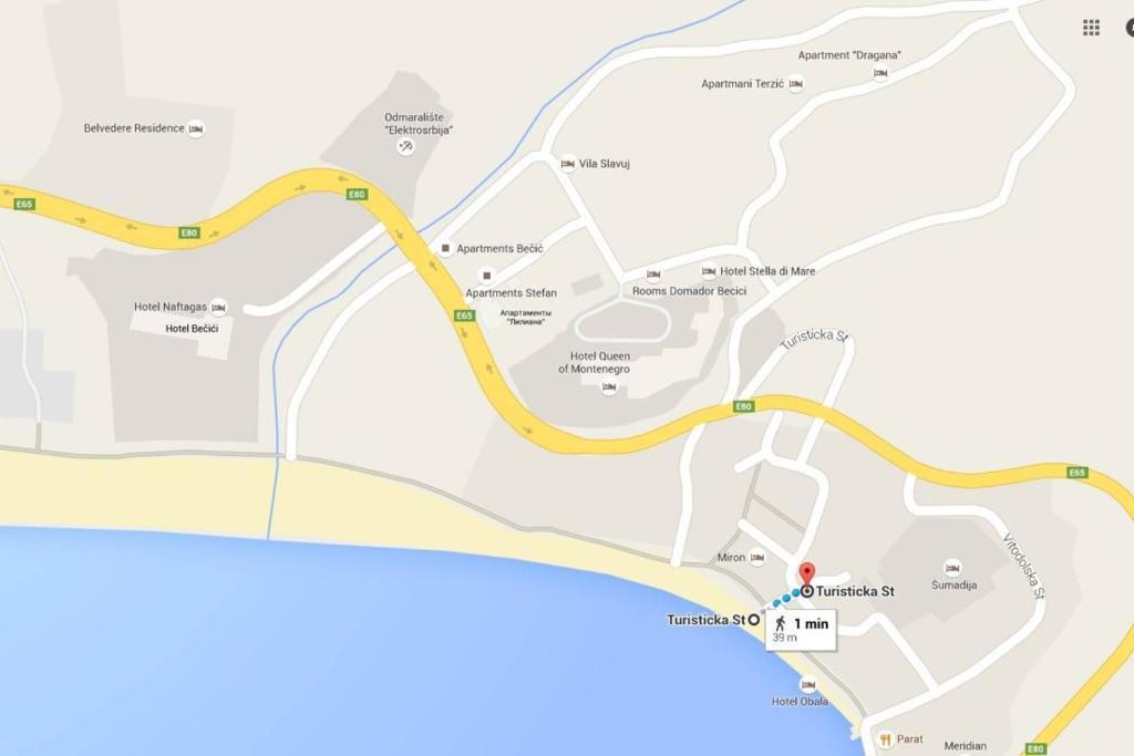 Будва: Studio apartman na plaži