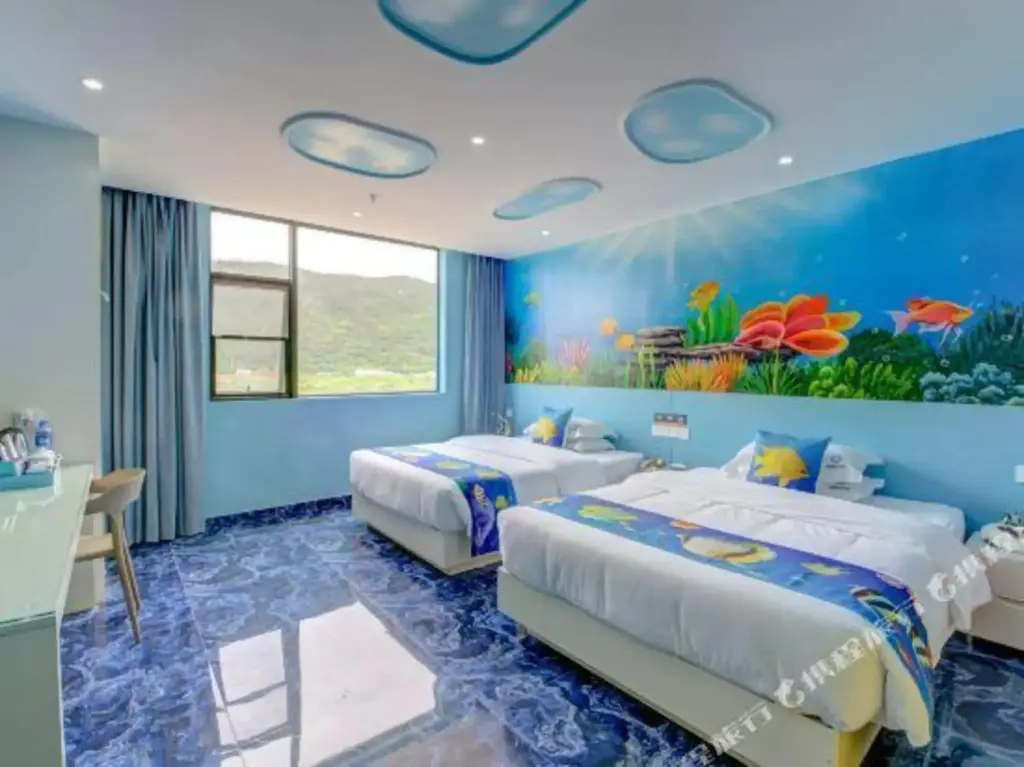 Чжухай: Ice and Snow Ocean Theme Apartment (Zhuhai Shenjing Ocean Kingdom)
