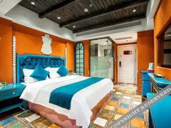 Чанша: 7 Degree Art Hotel (Changsha County Longtang Branch)