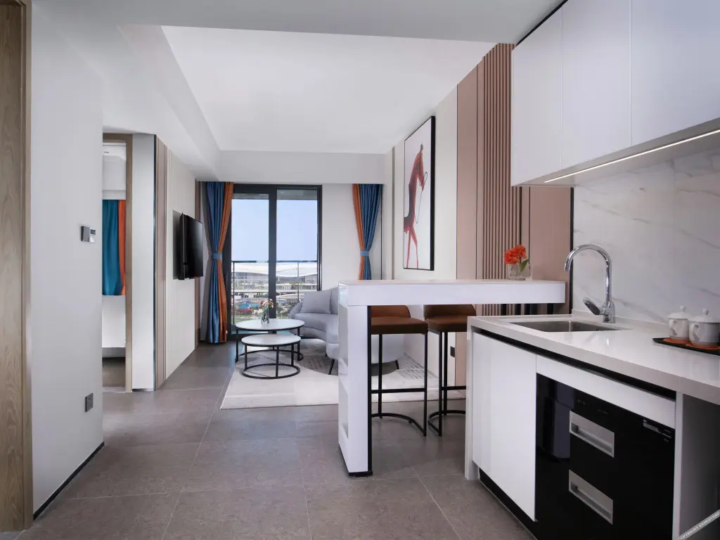 Шэньчжэнь: Shui'an International Apartment (Shenzhen International Convention and Exhibition Center)