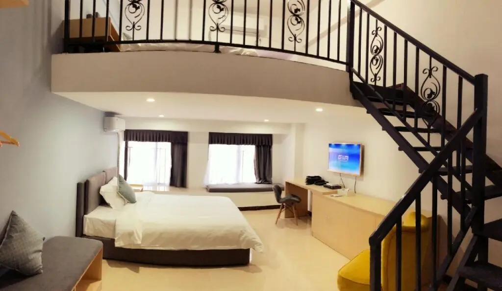 Фошань: Bo Dun International Apartment Dong Fang Xin Tian Di Branch