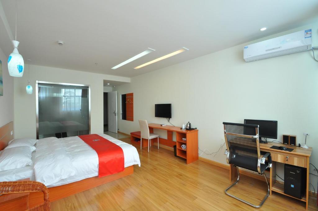 Линьи: Thank Inn Chain Hotel West Eleven Road Mall