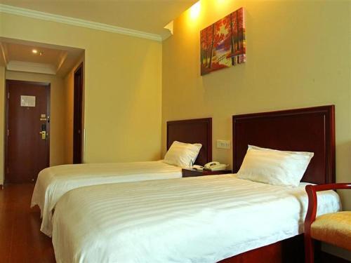 Хецзе: GreenTree Inn Shandong Heze Development Zone Guangzhou Road Yuehua Express Hotel