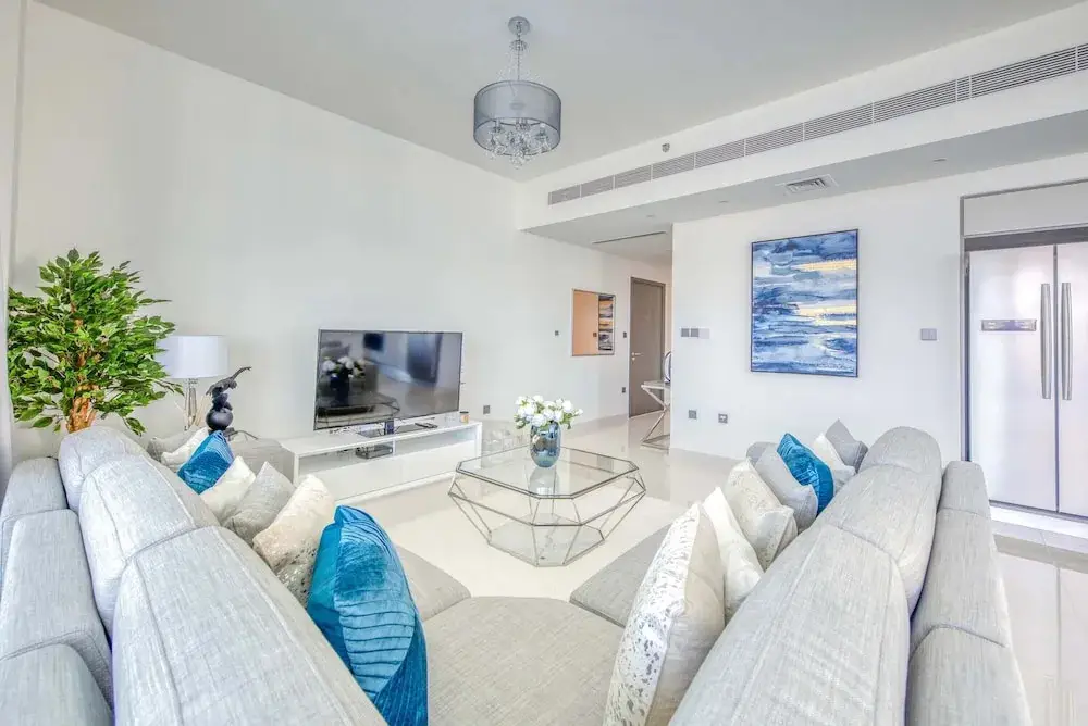 Дубай: Lux BnB 1BD I SunRise Bay I Palm & Sea View