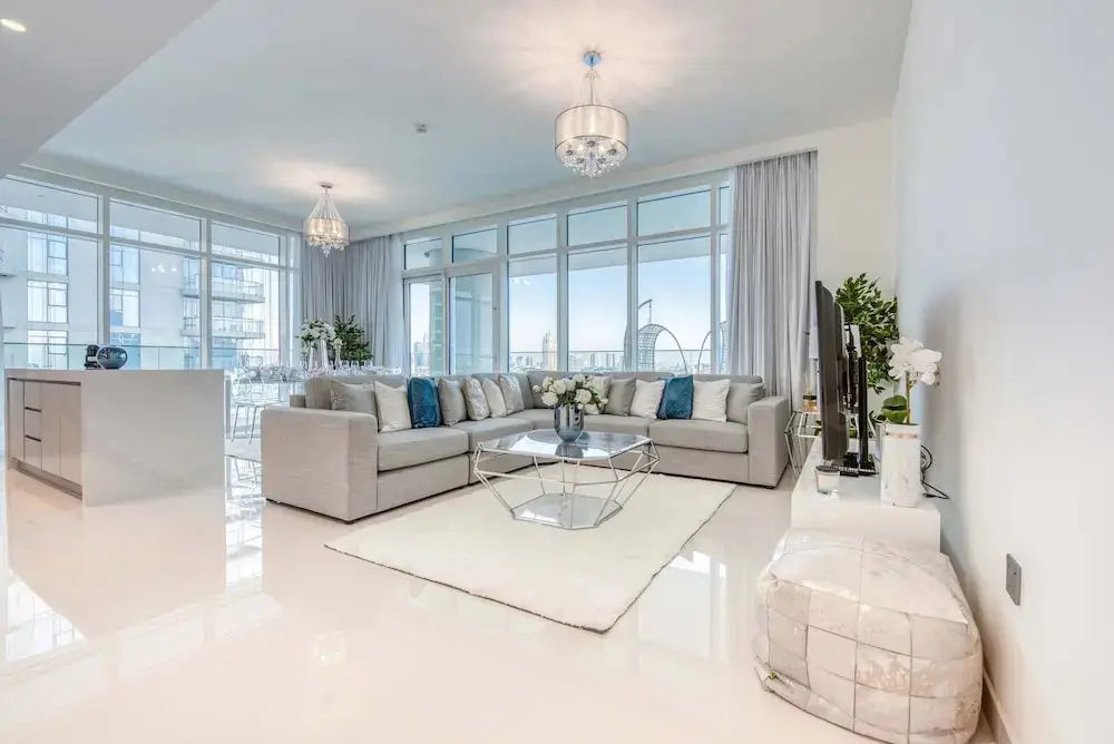Дубай: Lux BnB 1BD I SunRise Bay I Palm & Sea View