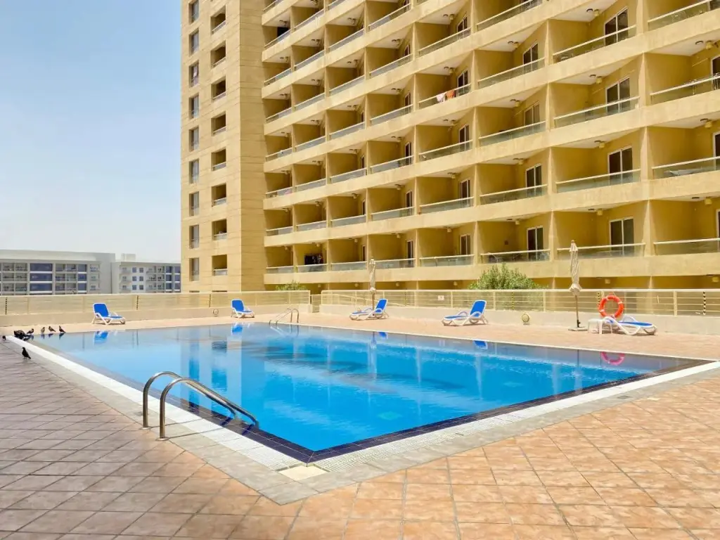 Дубай: Ls32 - Bright 1br in Lake Side Tower D