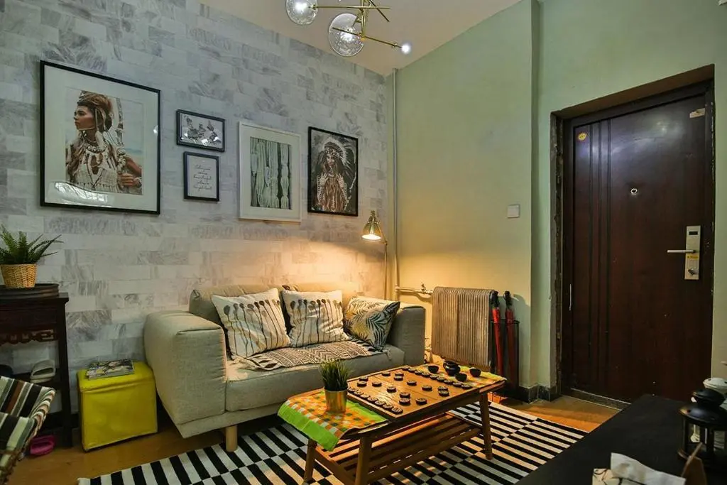 Цзинань: ’Checkerboard small house at the corner of Korea city’, baotu spring ginza mall [2] residential community + comfort pad + quiet sound insulation in the lower area