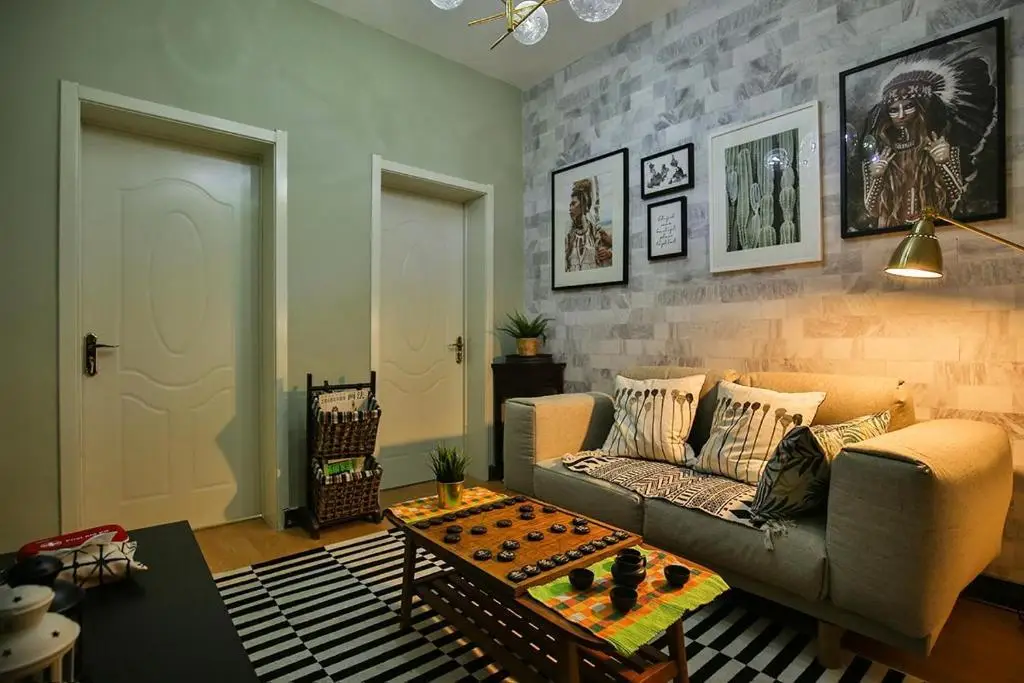 Цзинань: ’Checkerboard small house at the corner of Korea city’, baotu spring ginza mall [2] residential community + comfort pad + quiet sound insulation in the lower area