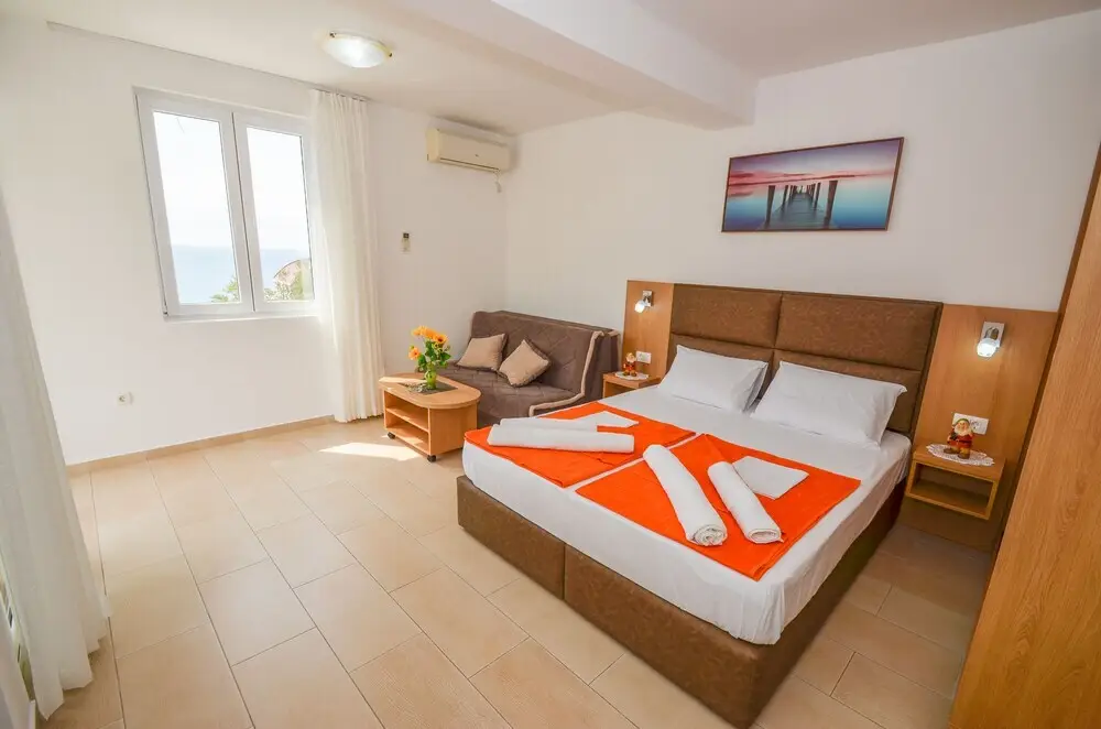 Бечичи: Apartments Ivanovic - Studio With Balcony and sea View