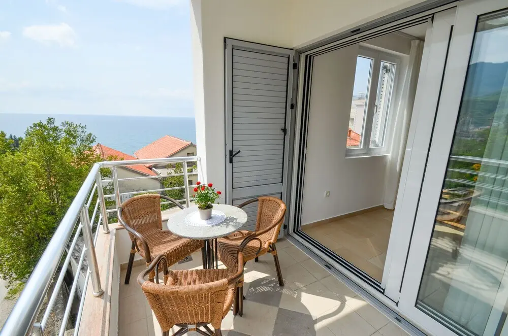 Бечичи: Apartments Ivanovic - Studio With Balcony and sea View