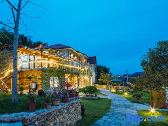 Хучжоу: Syman Mogansiman Mountain Wild Starry Sky Pool Team Building Party Light Luxury Holiday Beauty
