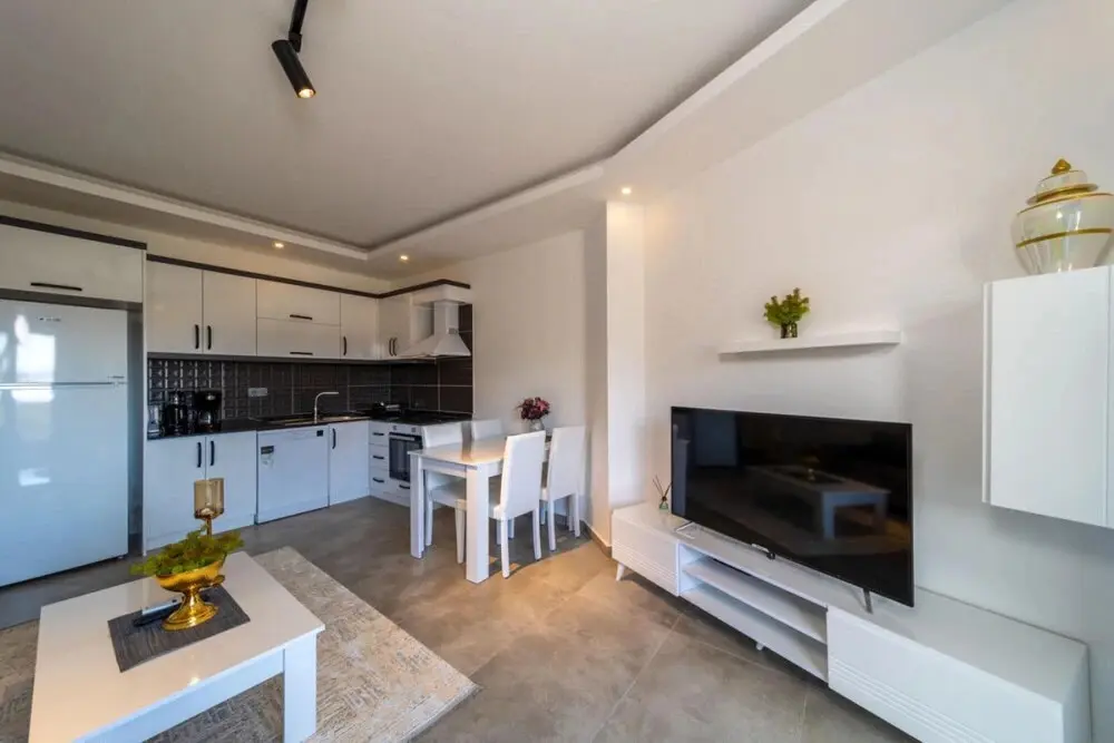 Аланья: Lovely Flat With Shared Pool and Balcony in Alanya