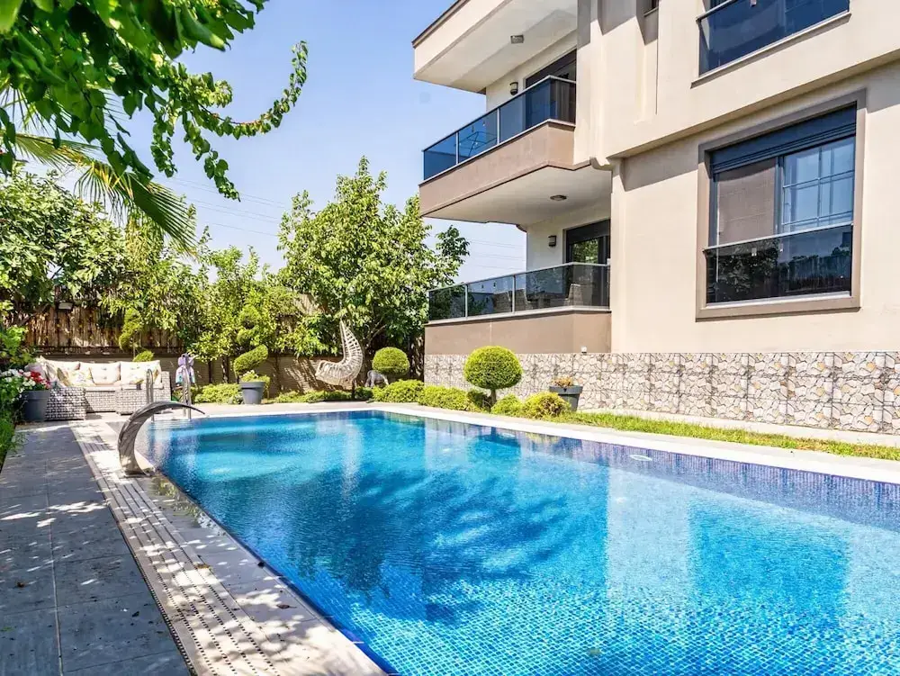 Дёшемеалты: Lux Villa w Balcony Pool Sauna Garden in Antalya