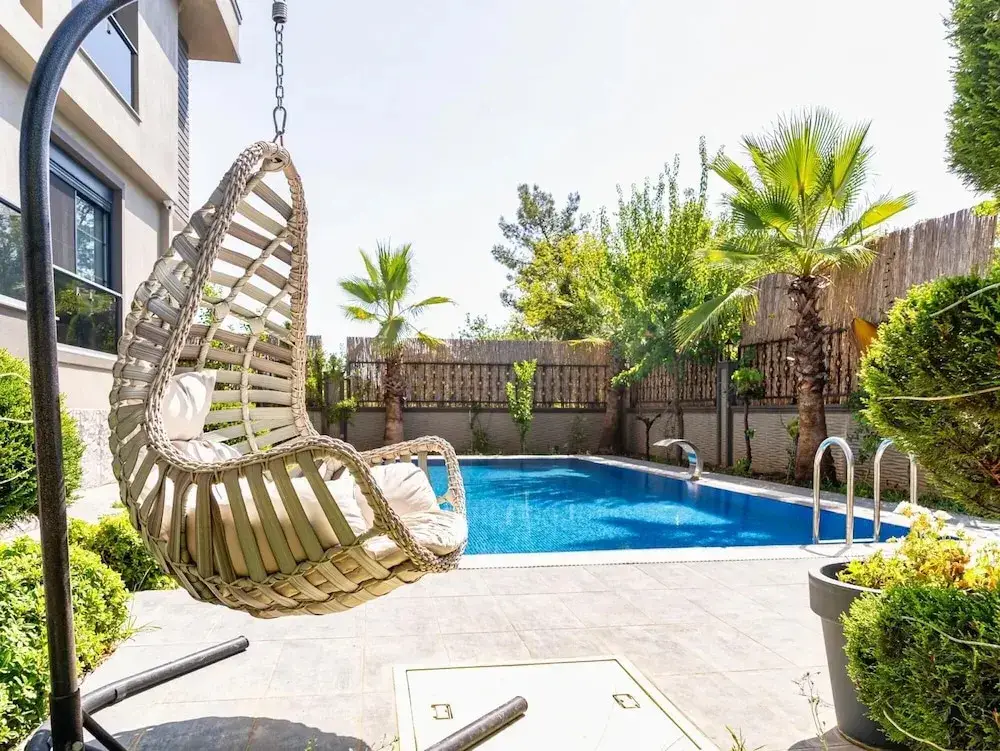 Дёшемеалты: Lux Villa w Balcony Pool Sauna Garden in Antalya