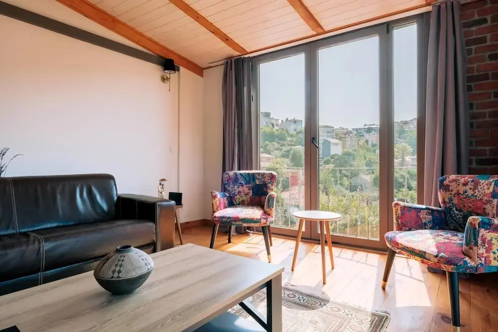 Стамбул: Stunning Sea View Loft 5 min to Park in Kuzguncuk