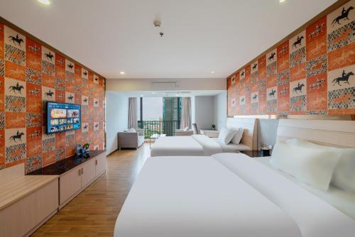 Гуанчжоу: April Fair Duplex Apartment Guagnzhou South Railway Station Ao Yuan Yue Shi Dai Branch