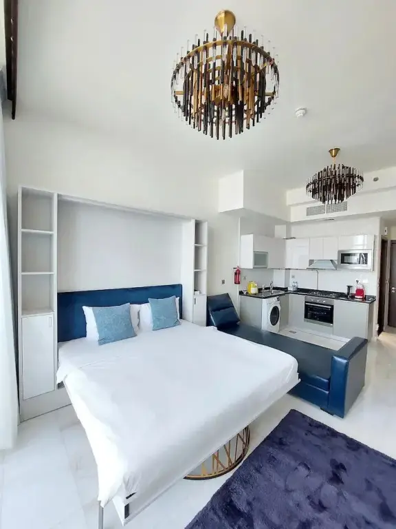 Дубай: Full Burj Khalifa View Studio -All Bills included