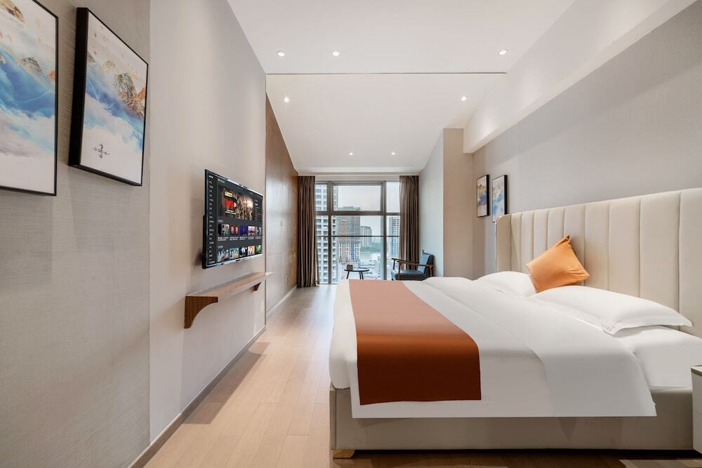 Гуанчжоу: Xizhengjia Apartment Hotel (Guangzhou Financial City Keyun Road subway station store)