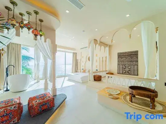Санья: On the 7th afternoon, Pool Beach Tinghai Design Meisu (Sanya Tianya Haijiao Branch)