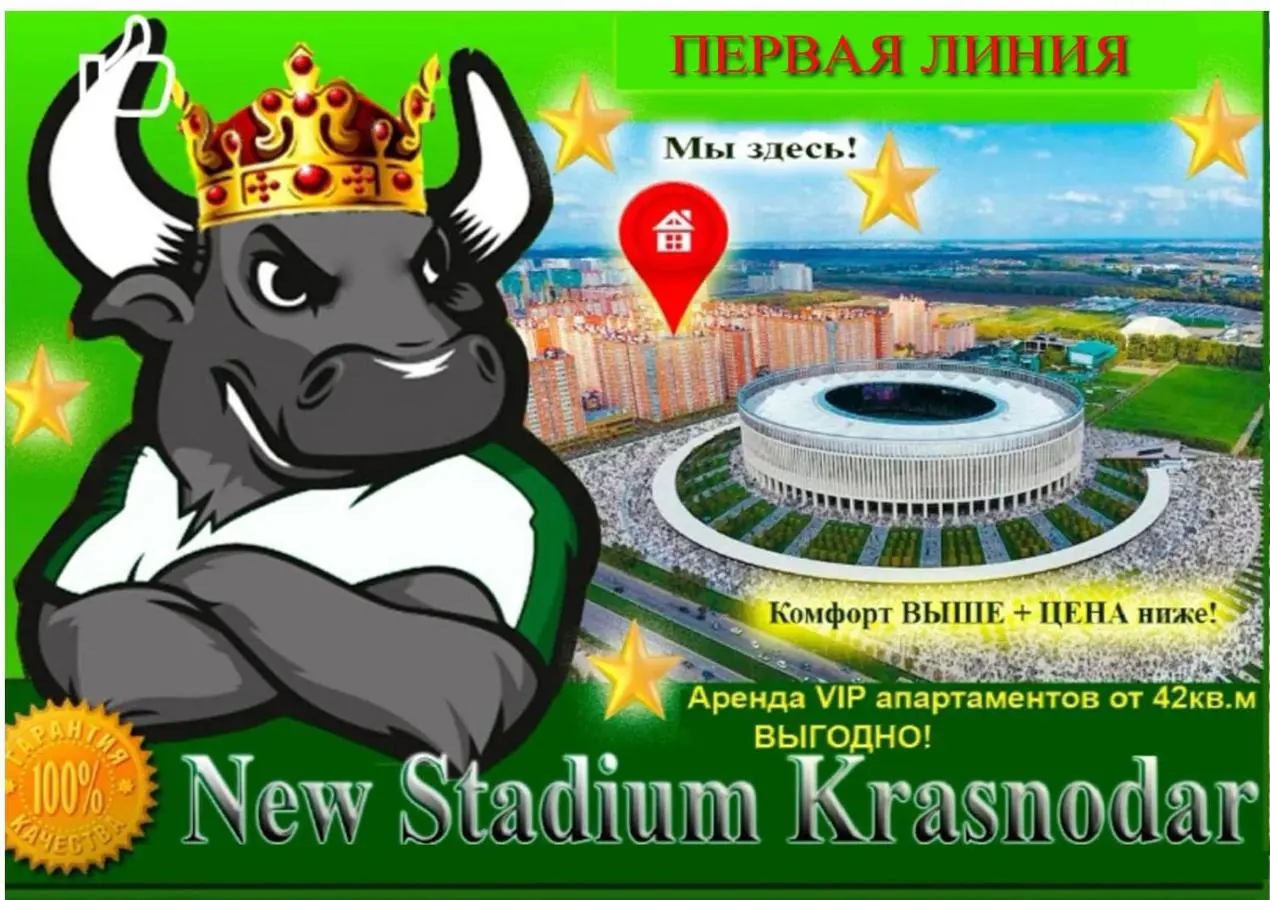 Краснодар: New Stadium Krasnodar Apartment