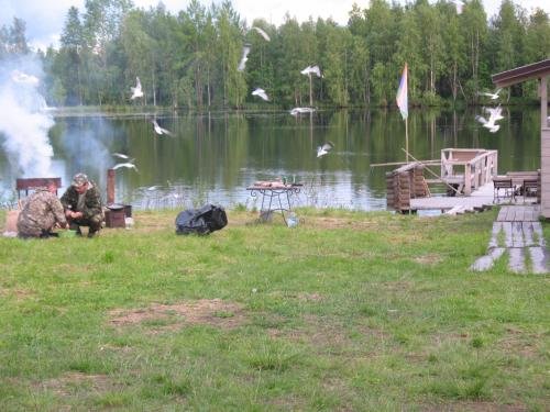 Вохтозеро: Dom na beregu