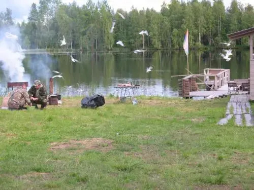 Вохтозеро: Dom na beregu