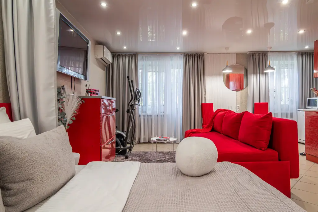 Ставрополь: Квартира Red Bus Apartment na Mira