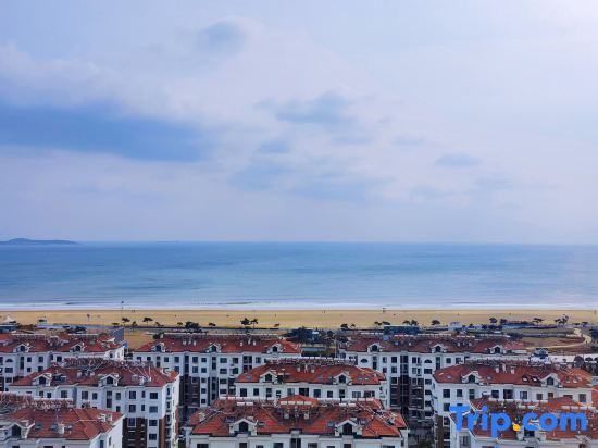 Циндао: Deep Blue 1996 Seaview Apartment (Qingdao Golden Beach Branch)