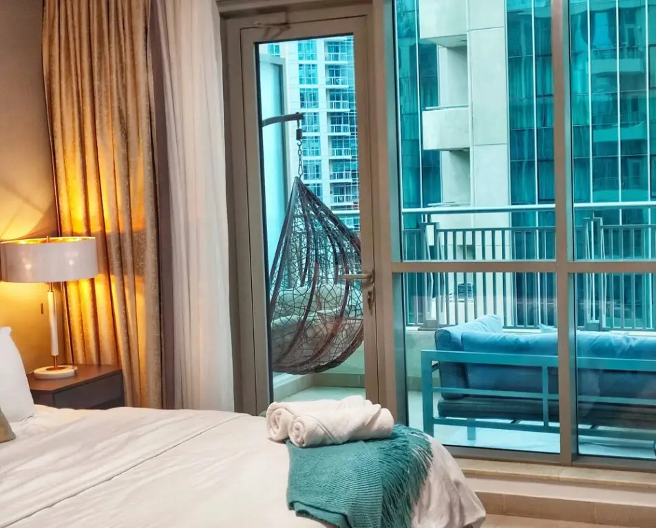 Дубай: Whitesage - Fountain View Stylish Apt With Spacious Terrace