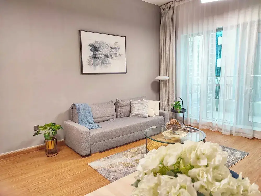Дубай: Whitesage - Fountain View Stylish Apt With Spacious Terrace